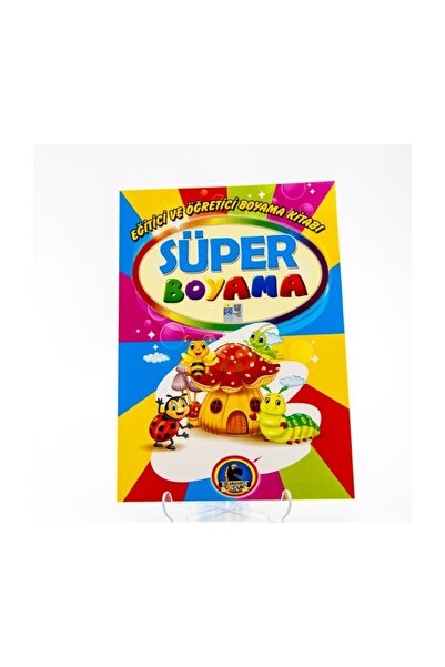 Karatay Çocuk Super Coloring - Educational and Instructional Coloring Book
