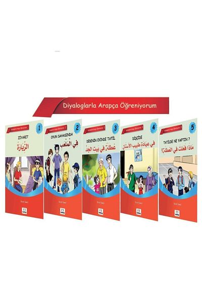 Mektep Yayınları I'm Learning Arabic Through Dialogues (5 Books) - Basel Swed 9786055067786