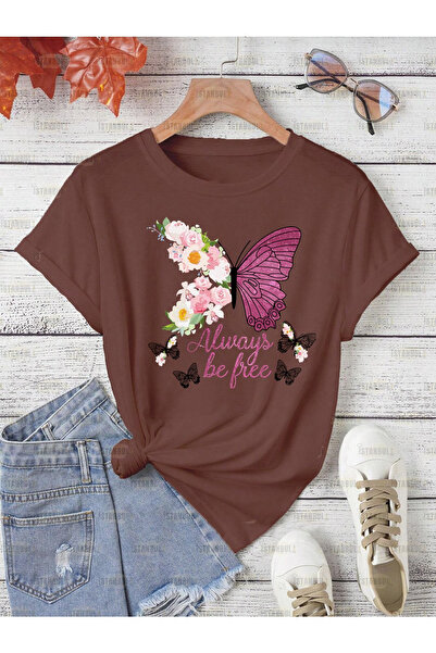 EFFRENATU Unisex Oversize χαριτωμένο μπλουζάκι με στάμπα