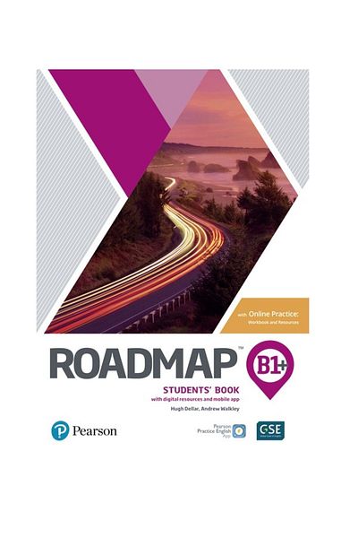 Pearson كتاب الطلاب Roadmap B1+ مع التدريب عبر الإنترنت وتطبيقات الهاتف المحمول