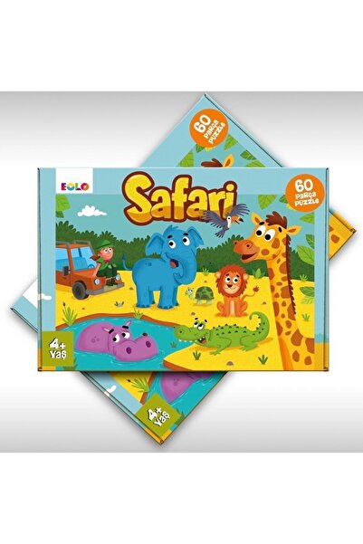 eolo yayınları 60 Parça Puzzle - Safari