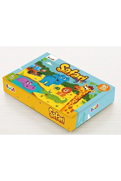 eolo yayınları 60 Parça Puzzle - Safari
