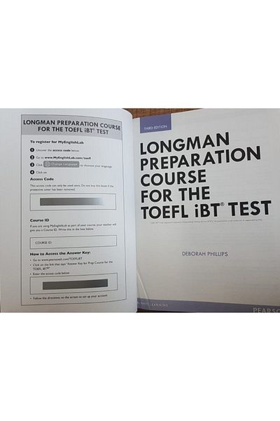 Pearson Longman Preparation Course For The Toefl Ibt Test With Answer Key 3rd Edition