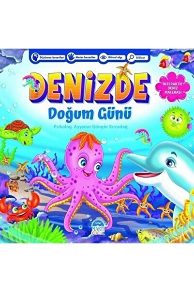 Martı Çocuk Yayınları Denizde Doğum Günü Ayşenur Güngör Kırcadağ Kitabı 12 Sa...