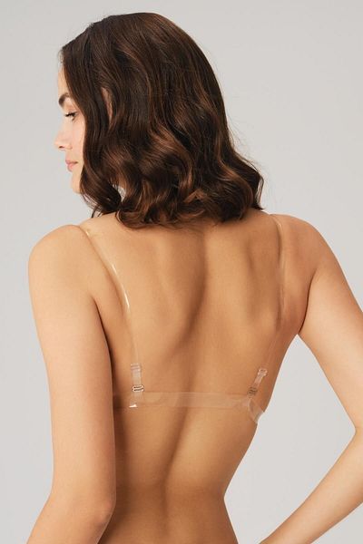 Anıl 3689 Underwire Micro Transparent Backed Supported Low-cut Bra
