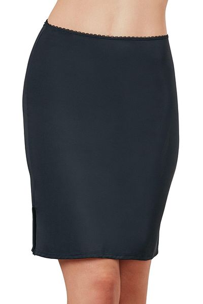 Anıl Women's Micropolyamid Flexible Fabric Above Knee Short Skirt Petticoat (0623)