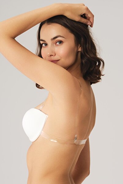 Anıl 3689 Underwire Micro Transparent Backed Supported Low-cut Bra