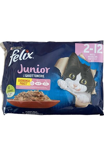 FELIX Kedi Yaş Mama Felix 6 Paket (4x85gr)