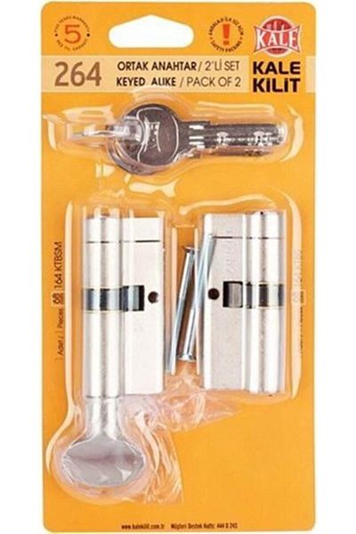 Kale Kilit 264 Ktbs System Cylinder Trap Barrel Hub Lower Upper Joint Key