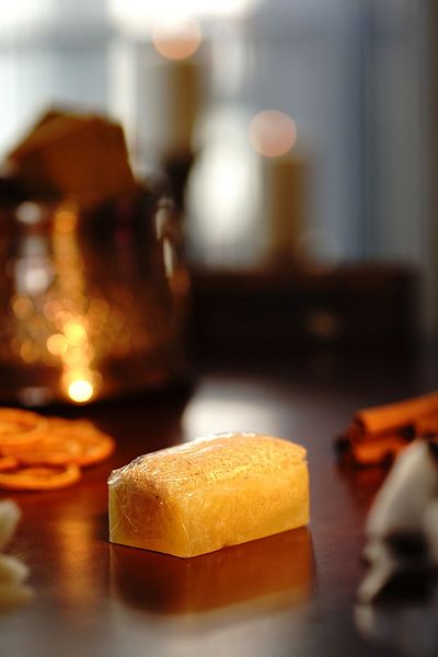 Miss Natural Pumpkin - Fiber Rice Soap