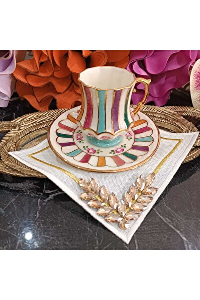 LASETU Culoare șampanie - piatră de sticlă, detaliată, cu model, lateral de c...