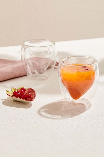 Paşabahçe 1 Strawberry Cocktail Glass with Inside and Outside