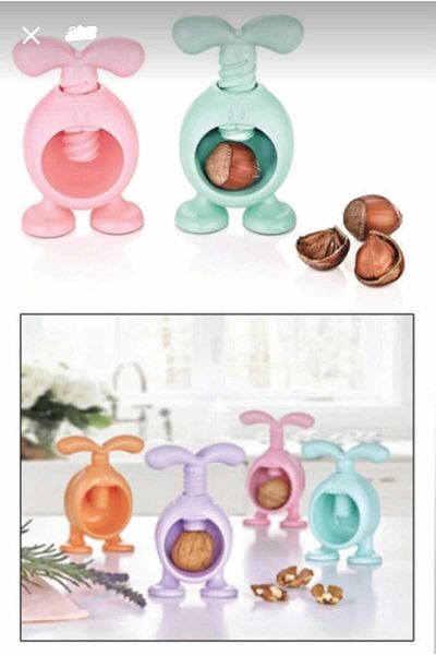 ÇELİK GRUP CUTE RABBIT DESIGNED SCREW-PROOF HAZELNUT BREAKER (COLOR WILL BE SHIPPED FROM STOCK CASE)