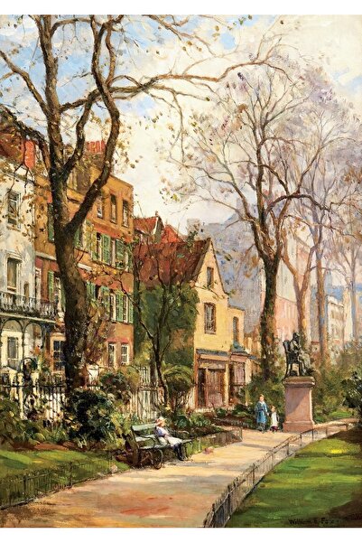 şazenur Parkta Yürüyüş William Edward Fox 1500 Parça Art Puzzle 85x60 Cm