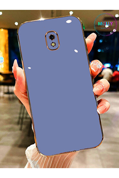 Molly Technology Samsung Galaxy J7 Pro İçin Petrol Mavisi Kenarları Gold Deta...