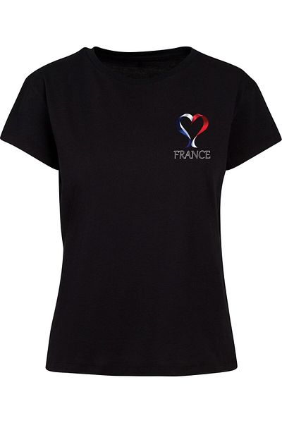 Merchcode Frankreich Fußball-Merchandise-T-Shirt für Damen