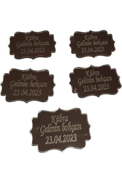 GÜVEN Plexi Laser Cut Serrated Edge Bundle Letters 24 Pieces