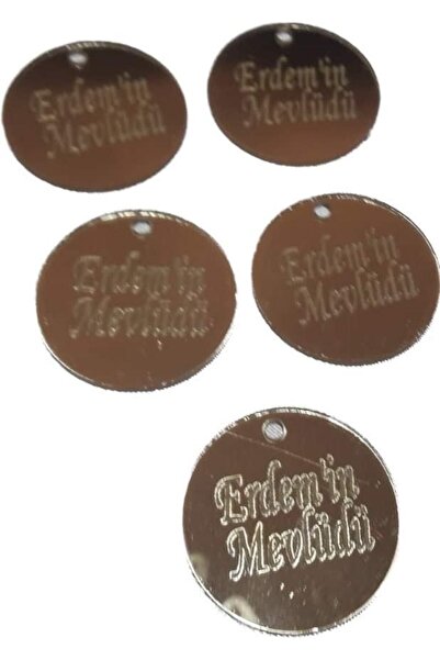 GÜVEN Pleksi Lazer Kesim Delikli Etiket Isim Nişan Doğum Mevlüd Gold Renk 25 ...