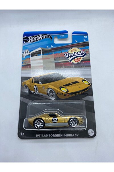 HOT WHEELS 1971 Lamborghini Miura SV Altın *Vintage Racing Club