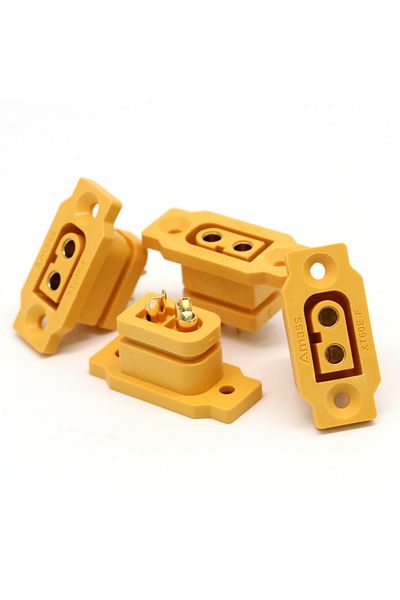 U-Angel-1988 5pc Amass XT60E-F Female Plug Large Current Gold/Brass Ni Plated Connector Power Battery Connecti...
