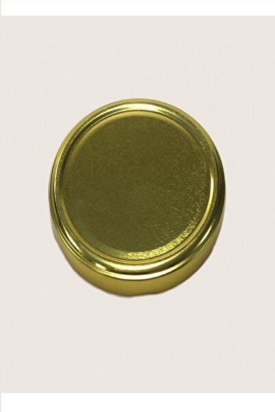 LİZYA BABY Pasabahce - 20 Pieces Gold Lids 63 Mm Glass Jar Lids, Suitable Model 210 Cc 370 Cc 340 Cc