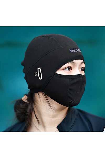 WOSAWE Sports Helmet Liner Ice Silk Hat Breathable Windproof Sports Balaclava Summer Headwear Mot...