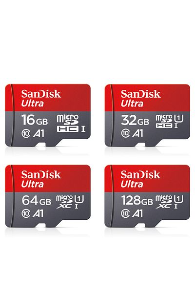 SanDisk بطاقة ذاكرة سانديسك الأصلية 32 جيجا بايت 64 جيجا بايت فئة 10 128 جيجا بايت 256 جيجا بايت 512 جيجا بايت 100 برميل/الثانية UHS-I فلاش مايكرو SD...