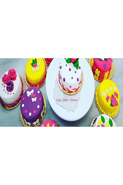 LİZYA BABY Lizya Gıda Mini Şeker Hamuru Seti 100grx5 Parça 500 gr