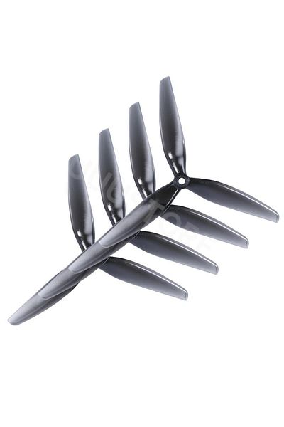 uuustore 4PCS HQProp 7X4X3 7040 7inch 3 blade/tri-blade Propeller Light Grey (2CW+2CCW) Poly Carbonate for...