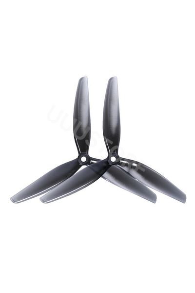 uuustore 4PCS HQProp 7X4X3 7040 7inch 3 blade/tri-blade Propeller Light Grey (2CW+2CCW) Poly Carbonate for...