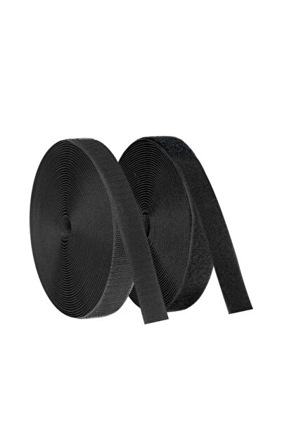 HIZSOY TEKSTİL 2 Çift Cırt Cırtlı Bant - Amerikan Fermuarı - En 3 Cm X 5 Mt