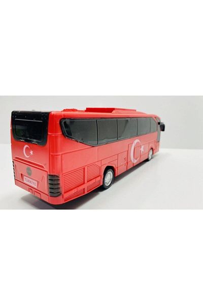 Shem Display Frictional Turkish Flag Team Bus