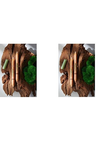 Faberlic İkili Yüz Kalemi DUO Face Pencil, Ton "Vanilya Pembe / Nötr Kahverengi"