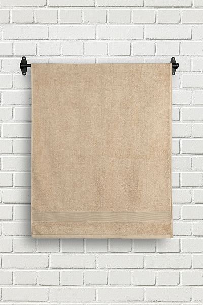 Arelina Textile Bamboo Crystal Border Beige 70x150 Bath Towel