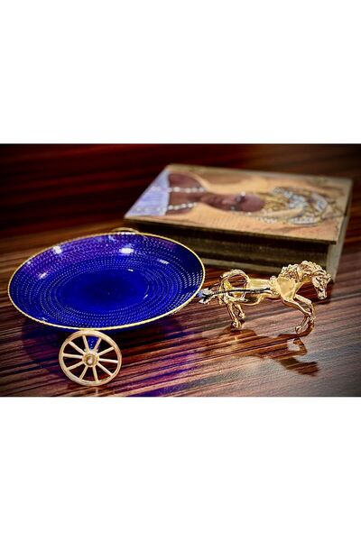 Gims Hand Crafts Mavi B atlı camlı