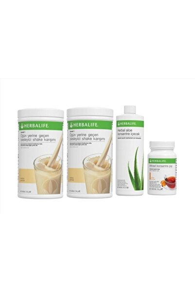 Herbalife Herbalıfe Vanilya 2 Adet Shake 1 Adet Limonlu Çay 1 Adet Aloevera