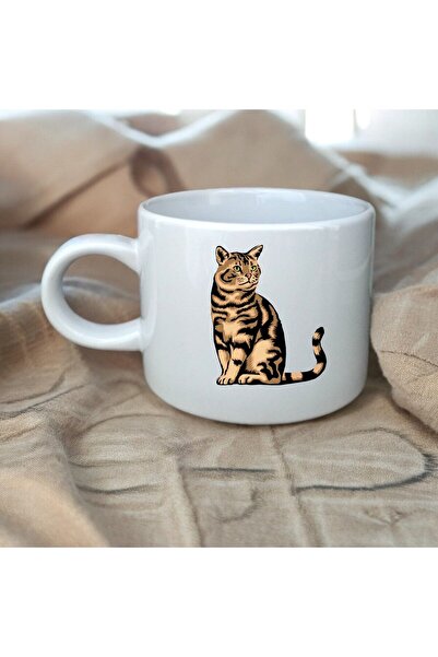 D&Y GAUDERY Porcelain Mug with Cute Cat Figure for Cat Lovers - for Tea and C...