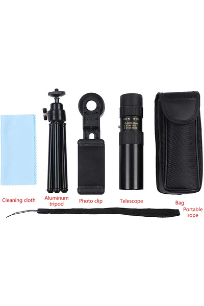 Choice 10-300X Zoom HD Taşınabilir Güçlü Teleskop Profesyonel Monoküler Uzun Menzilli Gece Görüş Monokl ...