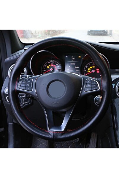 GARDENAUTO Volkswagen Passat B7 2011-2014 Deri Direksiyon Kılıfı Kokusuz Düz ...