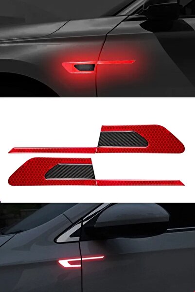 GARDENAUTO Auto Sticker Reflective Side Door Fender Venti Reflective Pasting Auto Accessory