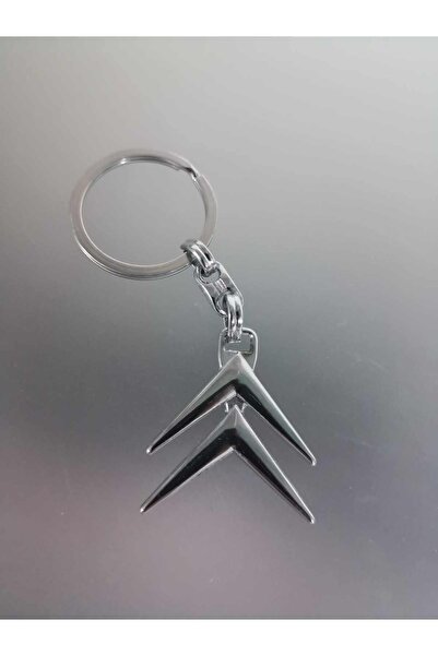 GARDENAUTO سلسلة مفاتيح معدنية ثلاثية الأبعاد للسيارة Citroen C-elysee - سلسل...