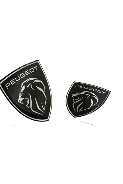 GARDENAUTO Peugeot Logo Yeni Arma 3d Oto Damla Silikon Sticker Yapıştırma 2 A...