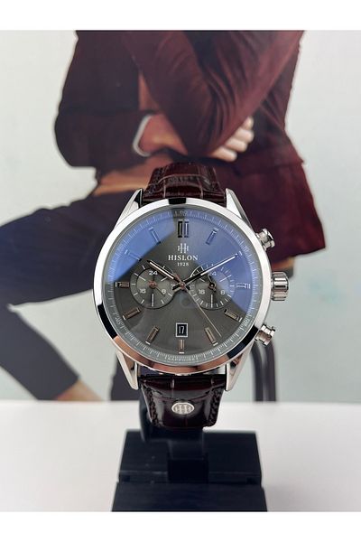 Hislon Men's Wristwatch - Brown, 5 ATM Waterproof