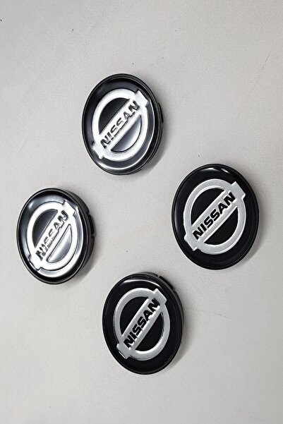 Genel Markalar Jant Göbeği Nissan 58/55 (55mm Yuva) 4lü Set Siyah