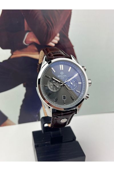 Hislon Men's Wristwatch - Brown, 5 ATM Waterproof