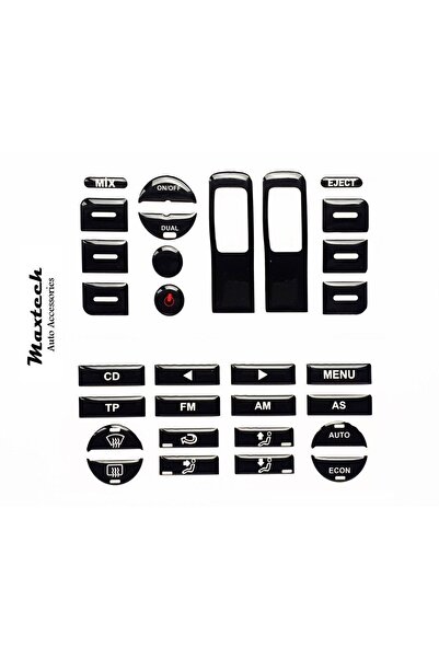 Max Store Volkswagen Golf 5 Pianoblack Glossy Black Tape Recorder Keypad