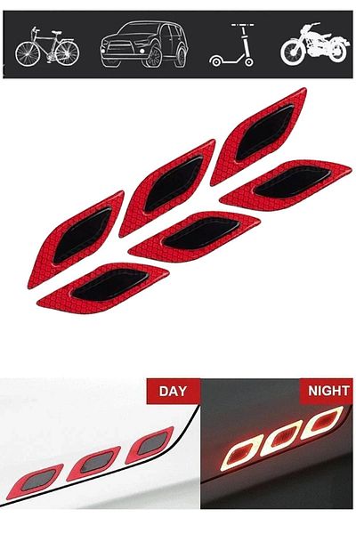 GARDENAUTO Car Motorcycle Reflective Strip Reflective Vehicle Hood Sticker Auto Reflective Warning tape