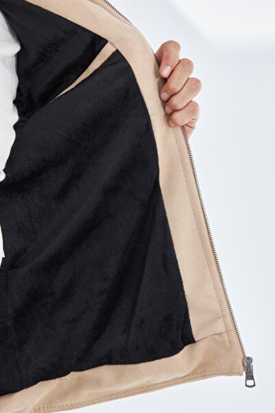 Delpino Εποχιακό ανδρικό σουέτ μπουφάν