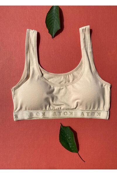 VicTroy 3-компонентний бавовняний напівмайка на товстих бретелях з м'якою підкладкою білого та сірого кольору з товстими бретелями