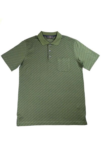 Nehir 231500706 RIVER BUTTONED COLLAR GREEN